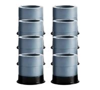 Anti Vibration Pads, Washing Machine Base Foot Pads, Non Slip Heighten Shock and Noise Cancelling Mat for Washer and Dryer Machine Support Protects Pedestals(H-3,8 PCS)