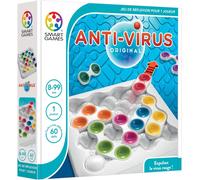Anti Virus - Jeu De Réflexion Et De Logique - Expulse Le Virus Rouge - 60 Défis De Niveaux Différents - 1 Joueur - A Partir De 8 Ans[Z1358]