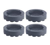 Anti-Walking Washer Dryer Pedestals - Silicone 6.2x1.4cm | Washer Stabilizer, Anti Vibration Shock Absorbing Mat | For Washing Machine Dryer Treadmill Floor Stability