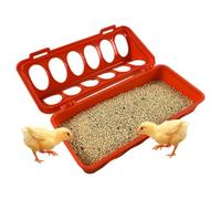 Anti-Waste Poultry Feeder Tray - Premium Feeding Solution, Features Anti-Scatter Rim Geometry to Minimize Feed Spillage | Impact-Resistant Food-Safe Material Ensures Long-Term Structural