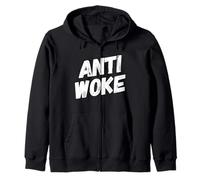 Anti Woke Not Woke Free Speech Anti-Liberal Libertarian Sweat à Capuche