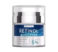 Anti, Wrinkel Crème Visage Jour et Nuit Rétinol, Collagène & Acide Hyaluronique | Vitamines A, B, C, E- Hydratante | Extrait de thé vert 50ml (Retinol-Collagen)