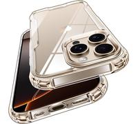 Anti-Yellowing Clear Case For Iphone 16 Pro Max With Reinforced Corners [Military Shockproof Protection] Transparent Protective Case Thin Anti-Scratch Bumper Cover