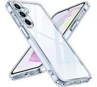 Anti-Yellowing Hd Clear Case For Samsung Galaxy A35 5g, [Camera Protection] Thin Transparent Shockproof Silicone Protective Case, Hard Pc Bumper Cover