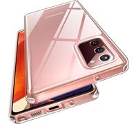 Anti-Yellowing Hd Clear Case For Samsung Galaxy Note 20 / Note 20 5g, [Military Protection] Slim Transparent Shockproof Silicone Protective Case, Hard Pc Bumper Cover