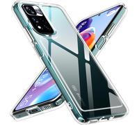 Anti-Yellowing Hd Clear Case For Xiaomi Redmi Note 11 Pro Plus 5g (Not For Redmi Note 11 Pro 5g), Slim Transparent Shockproof Silicone Protective Case, Hard Pc Bumper Cover