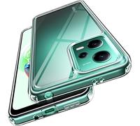 Anti-Yellowing Hd Clear Case For Xiaomi Redmi Note 12 5g/Poco X5 5g (Not For Redmi Note 12 4g), Slim Transparent Shockproof Silicone Protective Case, Hard Pc Bumper Cover