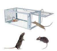 Anti9 Piège à Rats Multi-Catch Cage XXL, sensibilité Ajustable, No Kill, réutilisable,pour Usage Intérieure/Extérieure,Jardin pour Attraper Les Souris Les Rats et Autres rongeurs de Taille similaire