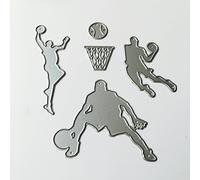 antianzhizhuang Matrices de découpe d'équipe de basket-ball - Pochoir pour scrapbooking, album, carte en papier, gaufrage, décoration