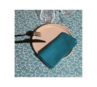 ANTIBES Nappe 100% coton enduit 150X150 Ocean SUD ETOFFE