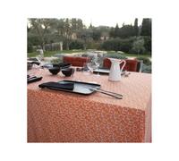 ANTIBES Nappe 100% coton enduit 200X150 Burnt orange SUD ETOFFE