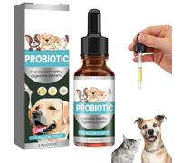 Antibiotiques pour Chats,Soulagement De Constipation pour Chats,Soulagement en Douceur De Constipation chez Les,Probiotiques Chien Chat 60ML,Dog Probiotics,Probiotiques Chien Démangeaisons