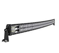 Antibrouillard Avant Barre Lumineuse LED Incurvée LIGHT 22 32 42 52 Pouces 420 W 620 W 820 W 1020 W Double Rangée Voiture Camion 4x4 SUV Quad 12 V 24 V Phares Pare-choc Avant(42 Curved with Wire)