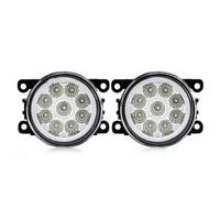 Antibrouillard Avant Phare Antibrouillard LED Pour Fiat Pour Panda 8000 Lm 30 W Blanc Jaune Étanche 12 V(9 Led White)