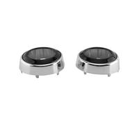 Antibrouillard Avant Pour Mitsubishi Pour Outlander 2008 2009 2010 2011 2012 Avant Pare-chocs Phare Trou Couvre Calandre Cadre Phares Antibrouillard LED(2 pcs covers)