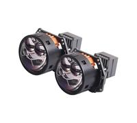 Antibrouillard Avant Pour Phares De Voiture Lentilles Glacées Projecteur Automatique Hyperboloïde Avec Film Bleu Pour 3R G5 26700 Lux Lentille LED RHD LHD(RHD,Blue Film)