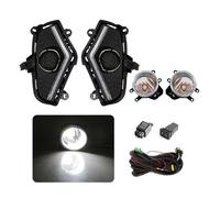 Antibrouillard Avant Pour Toyota Pour RAV4 2019 2020 2021 2022 Pare-chocs Avant De Voiture Feux Jour À LED 3 Couleurs Feux De Brouillard DRL Clignotants Veilleuse 12 V(DRL fog lamp white)