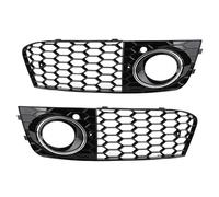 Antibrouillard Cadre Gril Pour A4 B8 RS4 2009-2012 Grille d'aération de phare antibrouillard en nid d'abeille Pièces de grille de protection d'admission Caches Antibrouillard