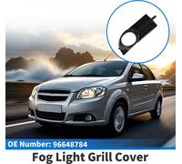Antibrouillard Feu Calandre Avant InfšŠrieur Pare-chocs Antibrouillard Feu Cache Inserts N¡ã96648784 pour Chevrolet Aveo 2007-2011 Noir ABS 1 Pcs Avant Droite Voiture