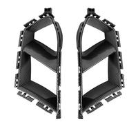 Antibrouillard Grille Caches D'aération Latéraux Pare-chocs Avant Cache Antibrouillard Décoratif Aération Inférieure Pare-chocs Avant Pour G80 M3 G82 G83 M4 2021-2024(Carbon Look)