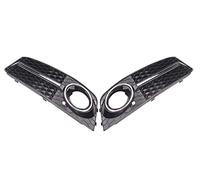 Antibrouillard Grille Cadre Couverture Avant Pare-chocs Lampe Cellulaire Grille Moulage Chrome Garniture Pour A4 B8 2009-2011 Grille De Pare-Chocs Avant(A pair)