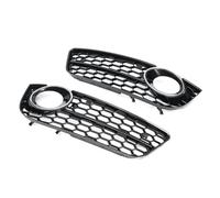 Antibrouillard Grille Couvercle Phare Antibrouillard Pare-chocs Avant Couverture Grille Phare Antibrouillard Pour A5 Coupé Pour Sportback 2008-2011 Cabriolet 2010-2011(WIth Chrome)