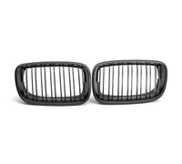 Antibrouillard Grille Paire De Grilles Pare-choc Avant ABS, Noir Mat, Double Ligne, Course Pour BMW E70 X5 E71 X6 2007 - 2013 Calandre nid d'abeille