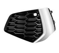 Antibrouillard Grilles Compatible Avec Pour A3 Pour Sline 2021 2022 2023 Couvercle Phare Pare-chocs Avant Voiture Antibrouillard Nid D'abeille Hex Chrome Gril OEM:8YG807671A(Silver Left)