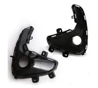 Antibrouillard Phares Antibrouillard À LED Couvercle Phare Antibrouillard Pare-Chocs Avant Clignotant Cadre Noir Garniture pour Toyota pour Yaris Vios 2020-2022 Anti-Brouillard(2pcs Cover)