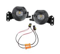 Antibrouillard Pour BMW E46 E60 E61 2003-2008 LED Angel Eyes Halogène Avant Pare-chocs Phare 12V Voiture Lumières Antibrouillard Assemblée Voiture Drl(LED White)