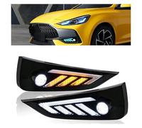 Antibrouillard pour MG MG5 2021 2022 pour Morris pour Garages Feux De Jour À LED Feux De Brouillard DRL Clignotants Blanc Jaune Bleu 12 V Accessoires De Voiture Phare Antibrouillard