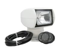 Antibrouillard Projecteur Halogène Portable 12 V 100 W 2500 LM avec Télécommande Rotative À 360 ° IP67 pour Bateau(DC24V)