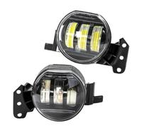 Antibrouillard Voiture Pour BMW E46 E60 E61 2003-2008 | Feux voiture ensemble phares antibrouillard LED Angel Eyes phare pare-chocs avant 12V Feu Antibrouillard(LED Fog Lamp)