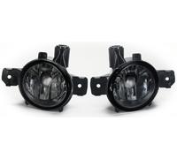 Antibrouillards ronds teinté noir à glace lisse type Pack M pour BMW Série 1 ...