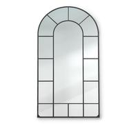 Antic Casa Chic grand miroir mural en aluminium 84 x 46 cm pour chambre à coucher et dressing