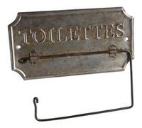 Antic Line Créations - Support papier toilette ancien en zinc gris G