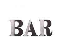 Antic Line Lettre Bar Zinc/Noir H:40