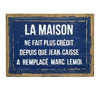 Antic Line Plaque bois "Marc Lemoi"
