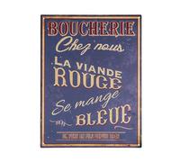 Antic Line Plaque BOUCHERIE 33 x 25 cm