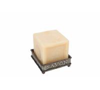 Antic Line Porte Savon Zinc carré sur Pieds
