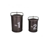 Antic Line Set 2 poubelles Style Industriel