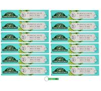 Antica Erboristeria Dentifricio Purificante Lot de 12 dentifrices dentifrice à la menthe et au thé vert 75 ml + porte-clés Beni Culinari