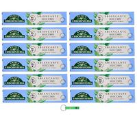 Antica Erboristeria Dentifricio Sbiancante Lot de 12 dentifrices blanchissants à la sauge et à la menthe 75 ml + porte-clés Beni Culinari