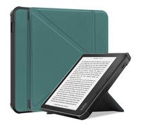 Antichoc Housse Pour KOBO Libra 2 Coque - Étui KOBO Libra2 Liseuse eBook Housse avec Support Pliant Housse Protection Coque Vert