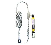 Antichute mobile sur corde d 12 mm long 10 m avec absorbeur LEVAC - 3803A100