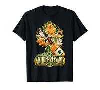 Antidépresseurs Chiens Retro Pet Lover Happiness Art T-Shirt