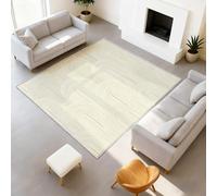 Antidérapant Abstrait Géométrique Lavable Tapiss Minimaliste Support en TPR Tapis Crème Clair Arches Tapis 60 x 90 cm pour Couloir Entrée