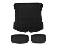Antidérapant Auto Tapis De Sol Voiture À Couverture Complète pour Tesla pour Model 3 2017-2019 2020 Conduite Gauche Toutes Saisons Coffre Dossier Imperméable Tous Temps Voiture(Ensemble 5)