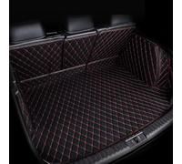 Antidérapant Car Trunk Mat Boot Mats pour VW pour ID7 2023 2024 2025 2026 2027 Tapis De Coffre Arrière De Voiture, Imperméables(Black Red-1)