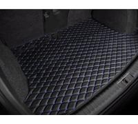 Antidérapant Car Trunk Mat Boot Mats pour VW pour ID7 2023 2024 2025 2026 2027 Tapis De Coffre Arrière De Voiture, Imperméables(Black Blue)